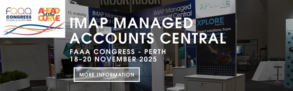 IMAP's Managed Account Zone at the FAAA  Perth 178 to 20 November 2025